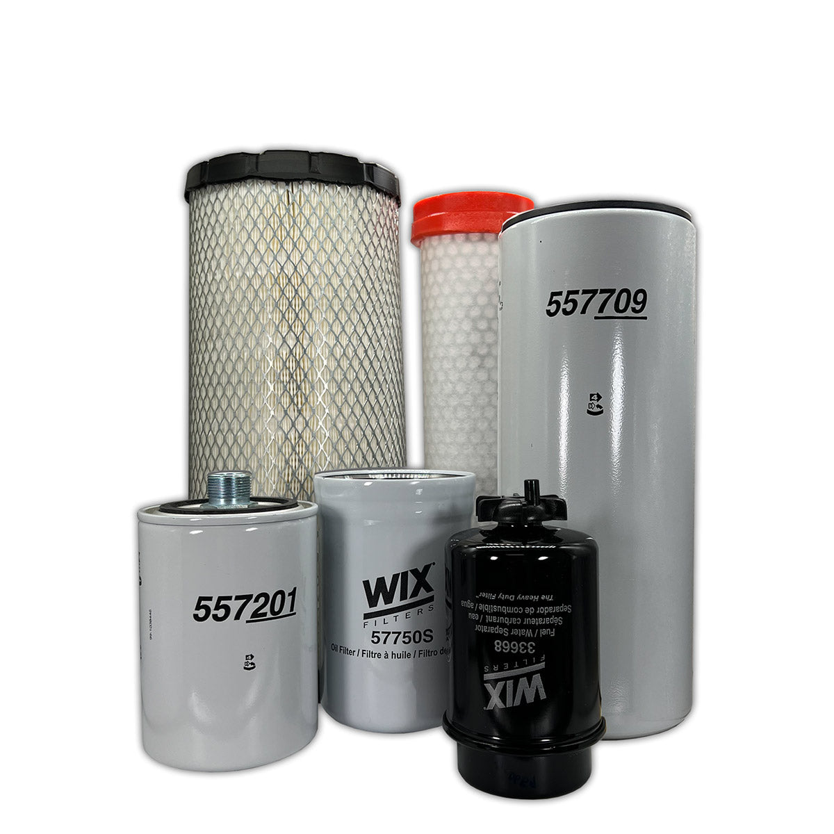 HERO Maintenance Filter Kit For John Deere 310K Backhoe Loader Engine: 4045HT072