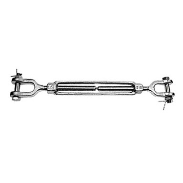 3/8" x6" Turnbuckles - 304 Stainless Steel - Jaw/Jaw (4/Pkg)