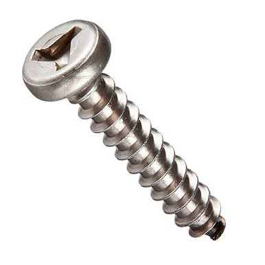 #4AB x 1/2" Pan Head Tri-Wing Sheet Metal Screw, 18-8 Stainless Steel (100/Pkg.)
