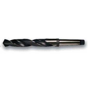 Size S Type 510 HSS, 118 Degree Point, Taper Shank Drill Bit - Black Oxide Flutes, Norseman Drill #15880
