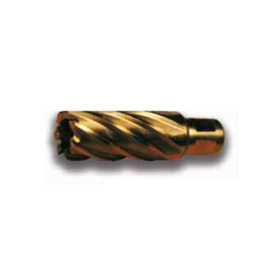 11/16" M-35, Type 14, Spira-Broach, HSS plus 6% Cobalt, Gold Finish Annular Cutter, Norseman Drill #16671
