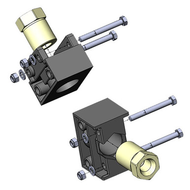 Wire Guide Module Swivel-to-conduit ferrule connector A-10H-SW
