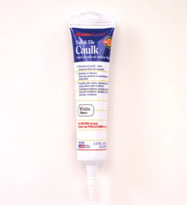 Acrylic Caulk, White, 5.5-oz.