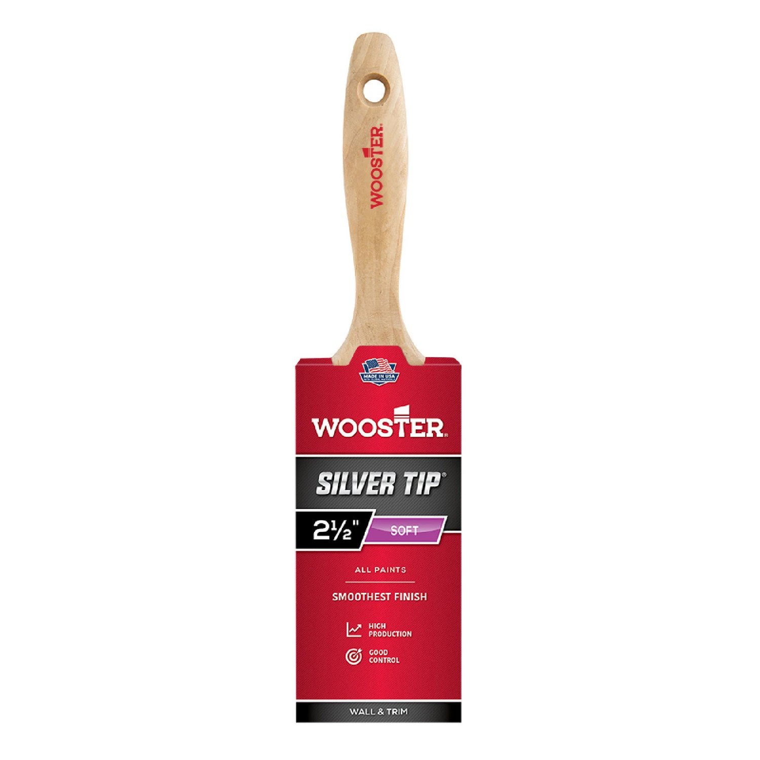 Silver Tip Varnish Brush, 2.5-In.