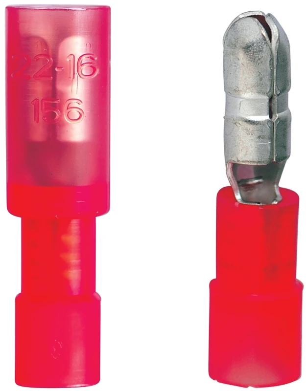 Snap Plug Receptacle, Female/Male, 22-18 AWG, 10-Pk.