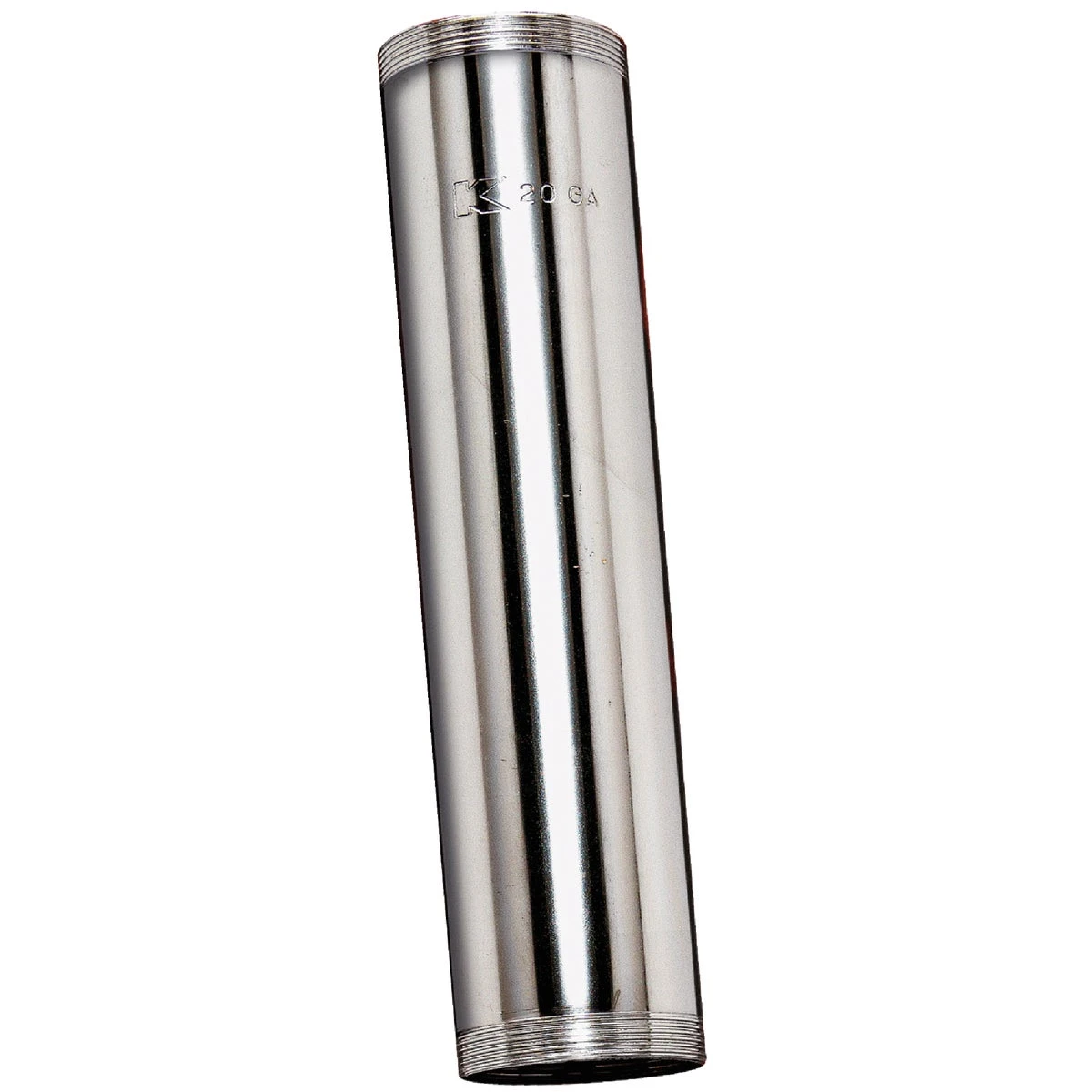 Threaded Drain Tube, Chrome Plated, 1-1/4 x 12 In.