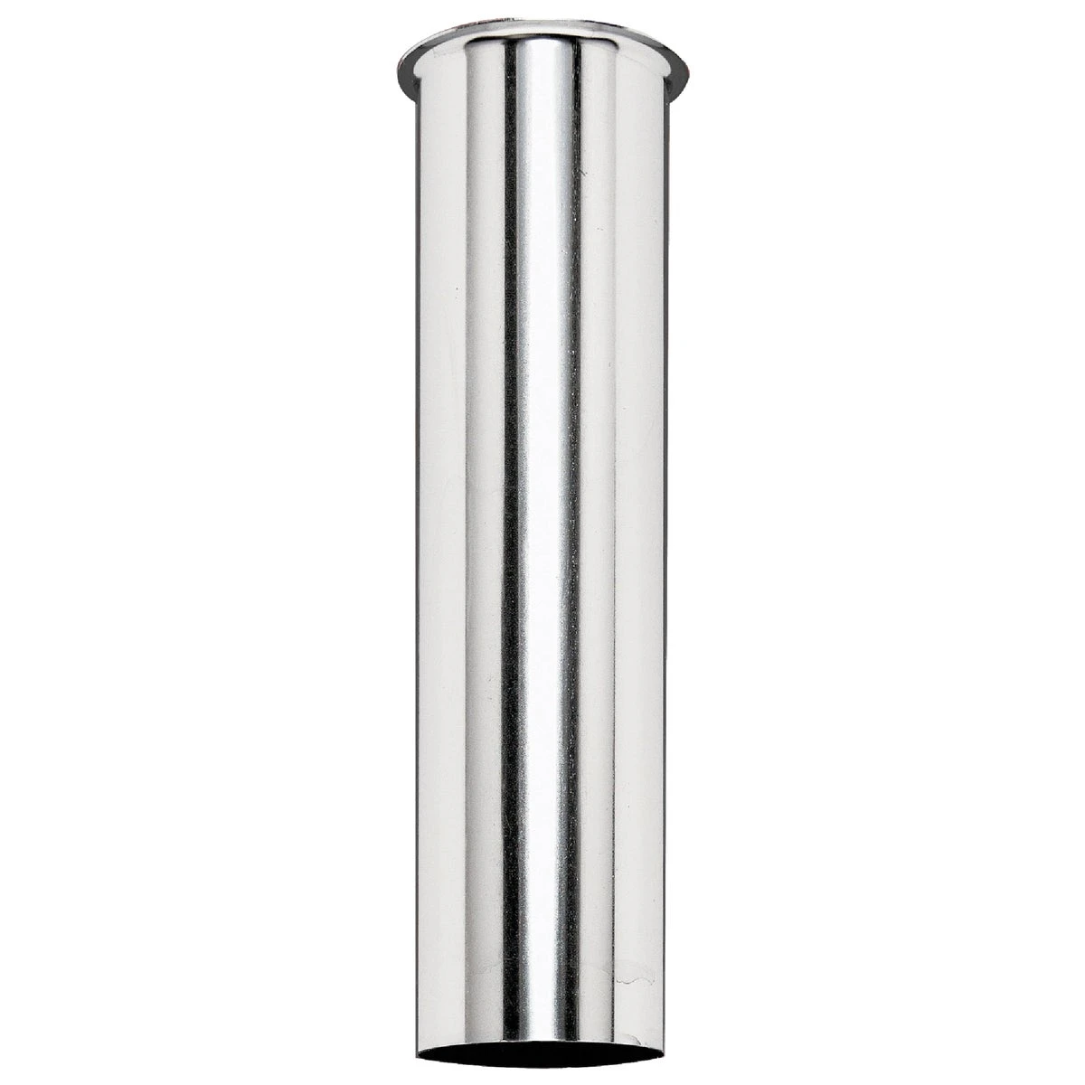 Sink Tail Piece Drain Pipe, Chrome Plated, 22 Gauge, 1-1/2 x 4 In.