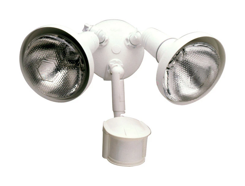 300-Watt White Motion-Activated Regent Security Flood Light