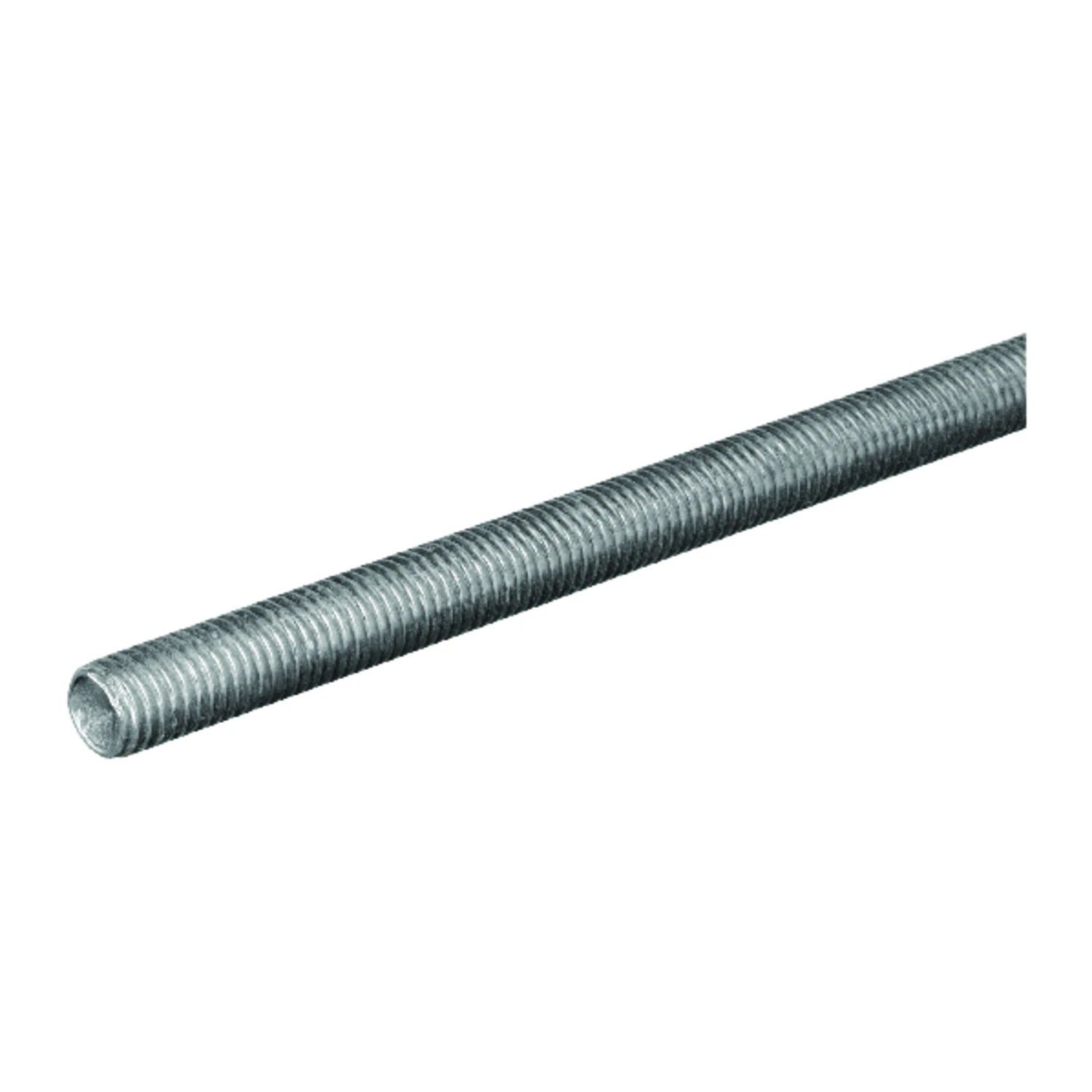 Threaded Rod, Zinc Plated Steel, 20 TPI, 1/4 x 72 In.