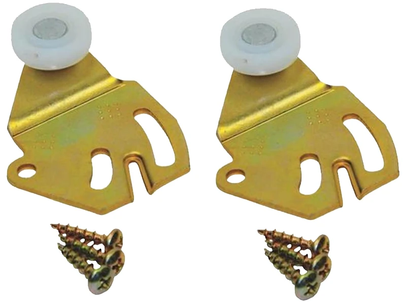 Bypass Sliding Door Hanger, 7/8 In. Wheel, 1/16 In. Offset
