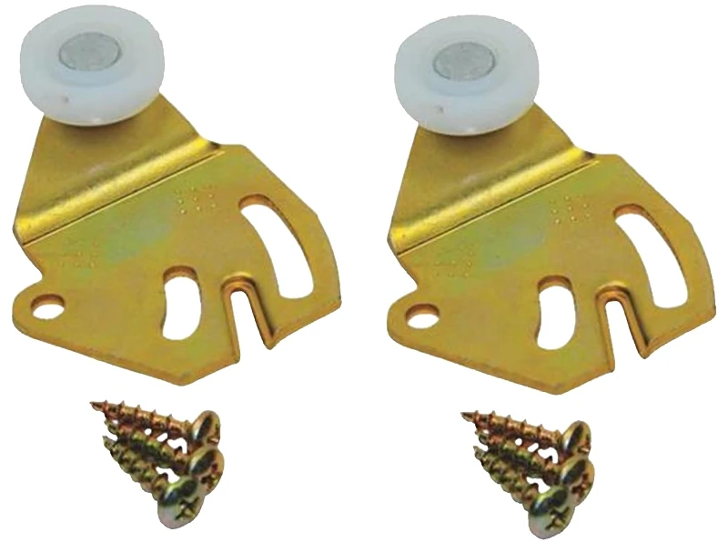 Bypass Sliding Door Hanger, 7/8 In. Wheel, 3/8 In. Offset