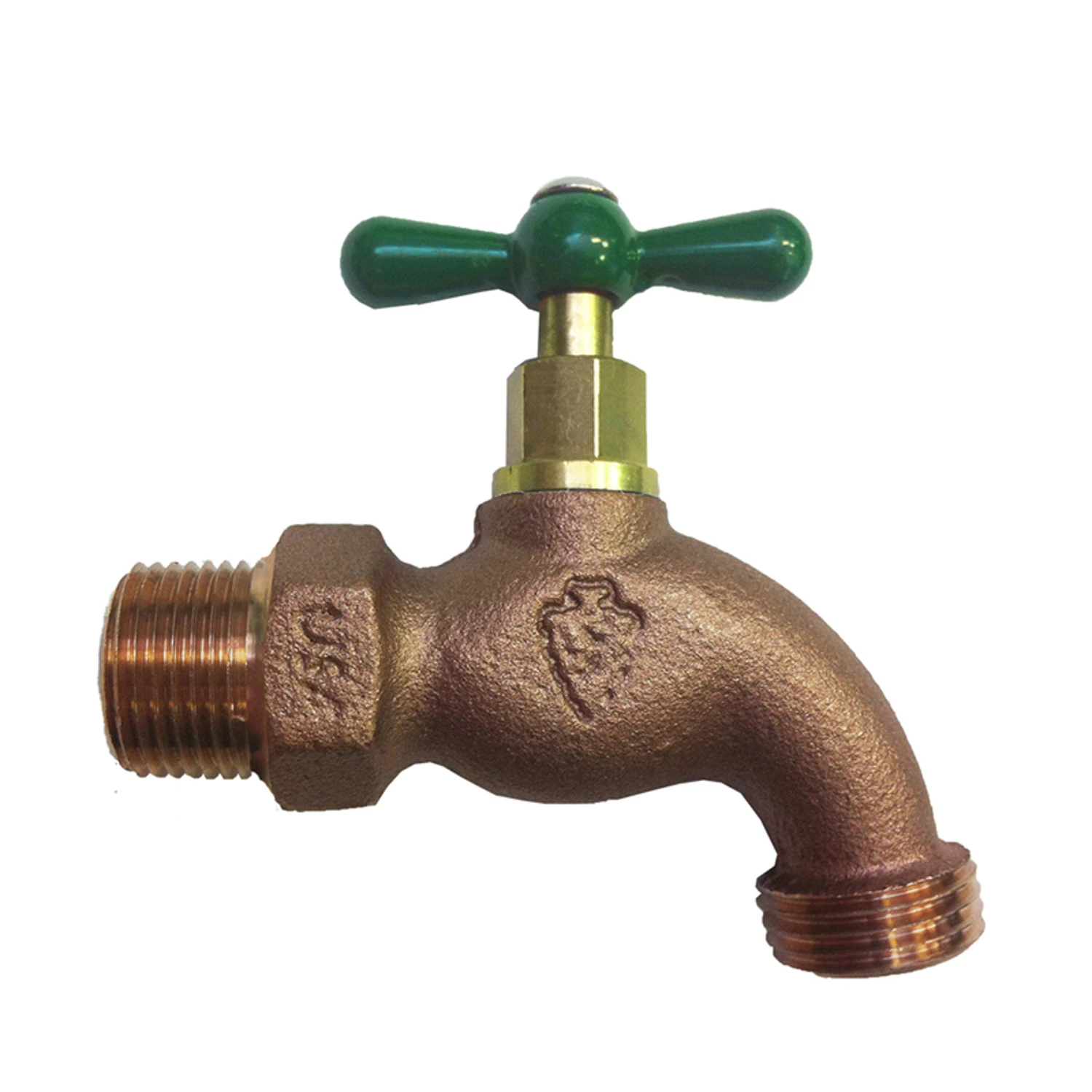 Hose Bibb, Lead-Free, 3/4 MPT x 3/4 In. Hose Thread