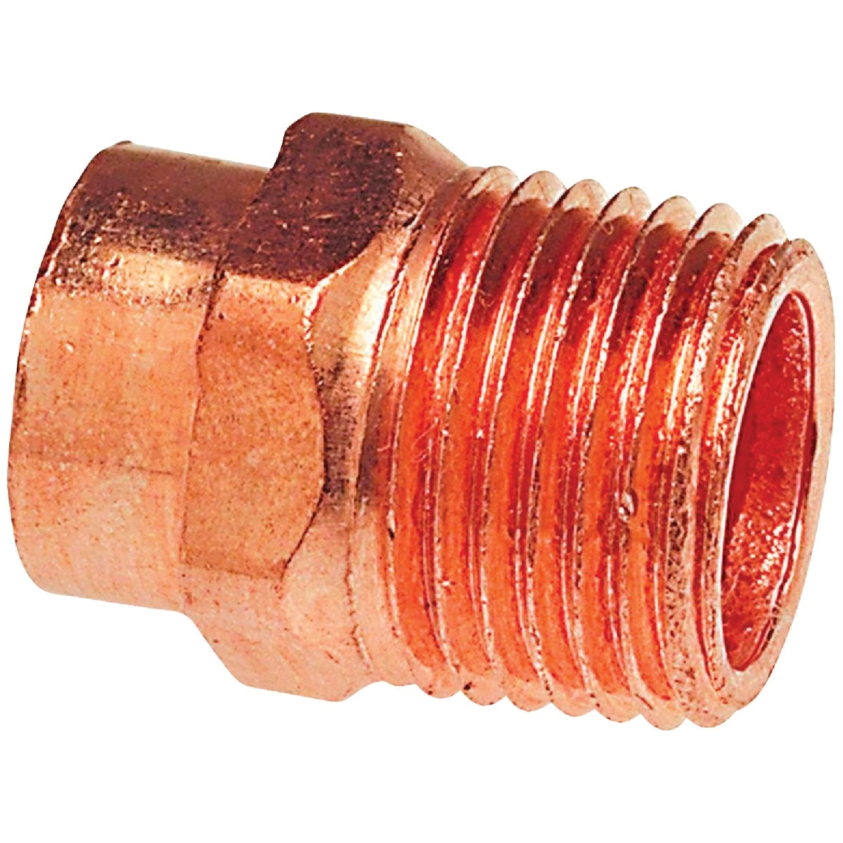 Copper Pipe Adapter, 3/4 x 1/2 In. CxM