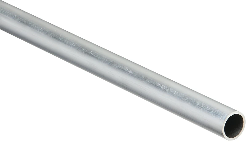 Mill Aluminum Round Tube, 3/4 x 1/16 x 48 In.