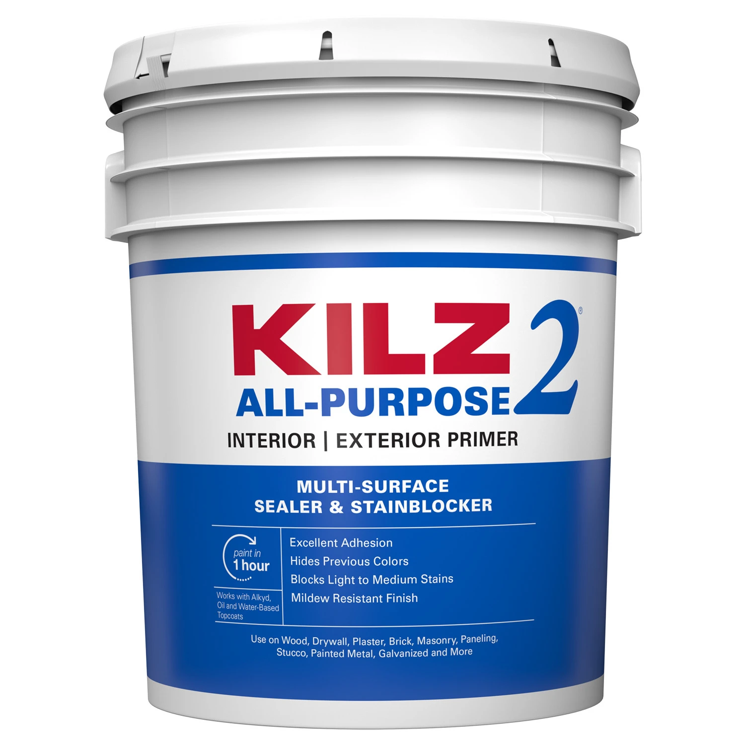 2 Latex Primer/Sealer/Stainblocker, 5-Gallons