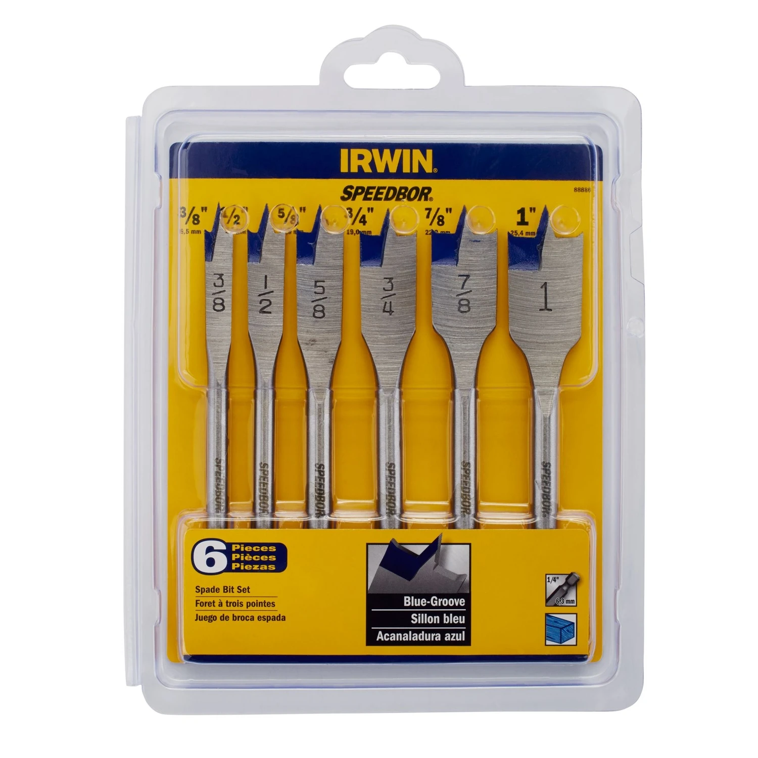 Speedbor 6-Pc. Spade Drill Bit Set