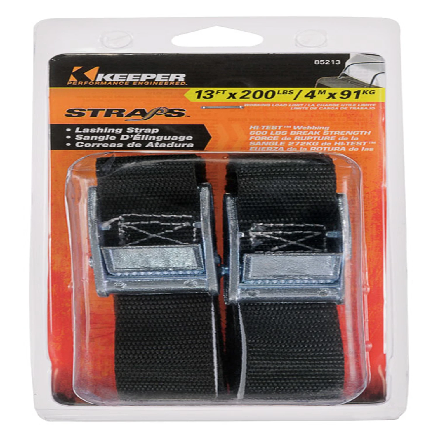 Lash Straps, 13 Ft., 2-Pk.