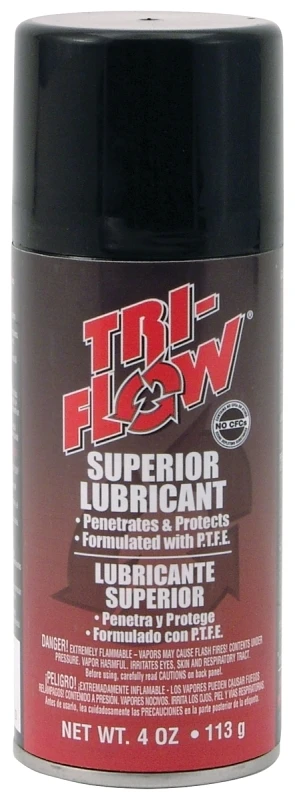 Tri-Flow Lubricant with PTFE, 4 oz. Aerosol