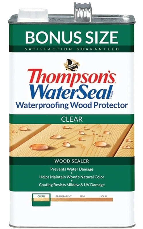 Wood Protector, Clear, 1.2-Gallons