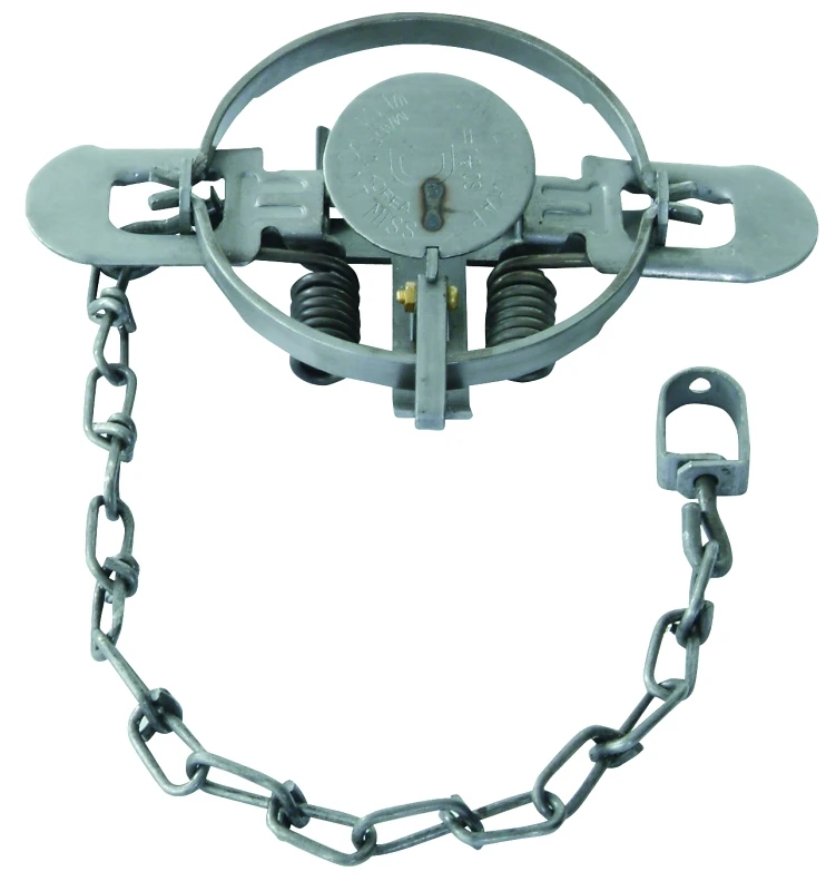 Animal Trap, Coil-Spring, 4.75 In. Jaw