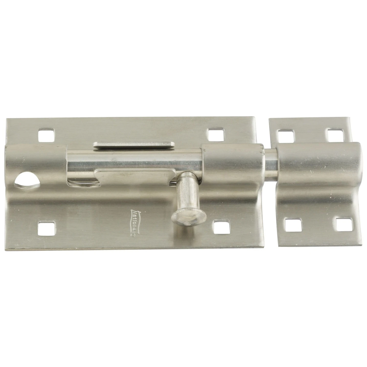 Door Barrel Bolt, Heavy-Duty, Stainless Steel 5 In.