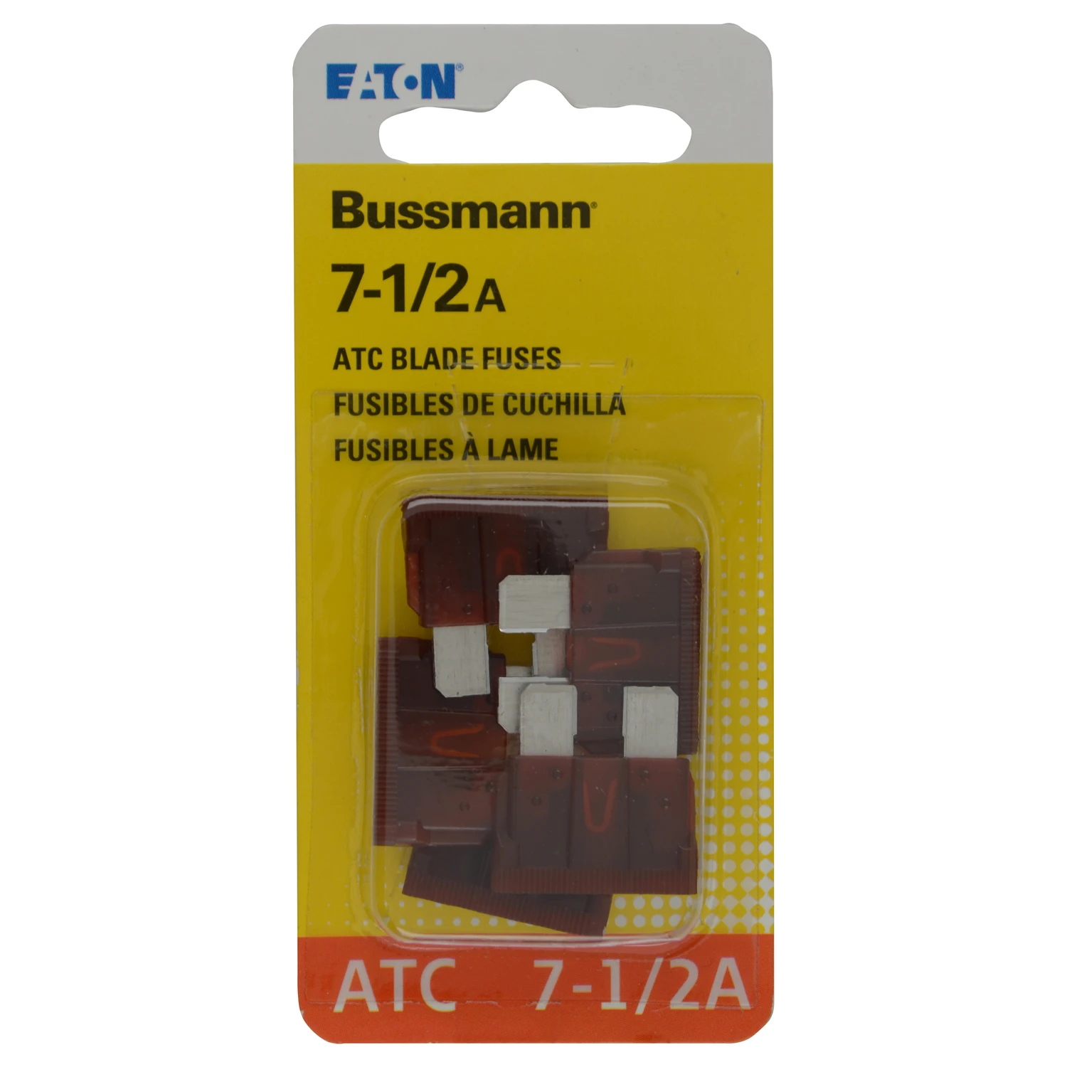 Automotive Blade Fuse, Brown, 7.5-Amp, 5-Pk.