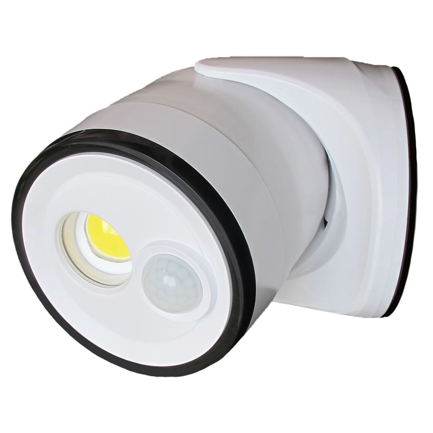 Motion SensorCOB Security LED Floodlight, White, 400 Lumens, Battery Operated
