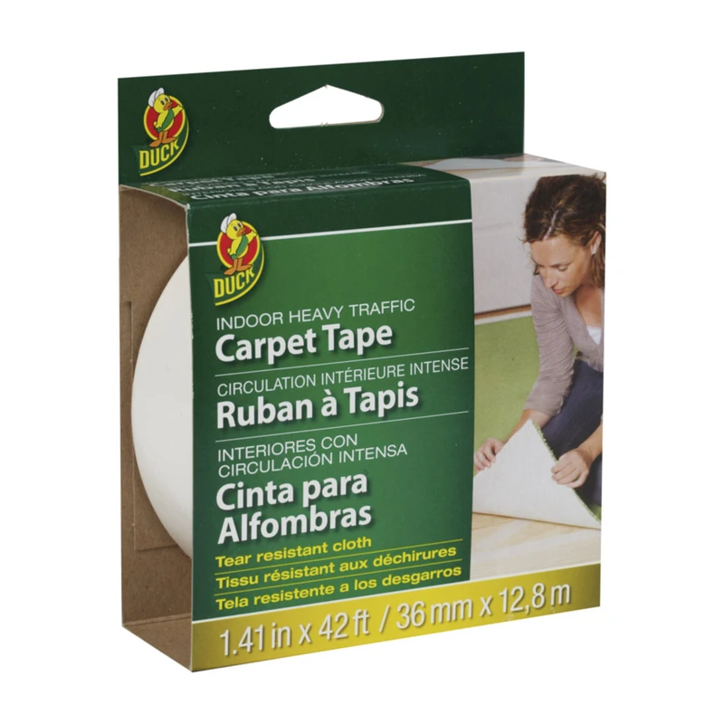 Cloth Carpet Tape, Indoor, 1.41-In. x 42-Ft.
