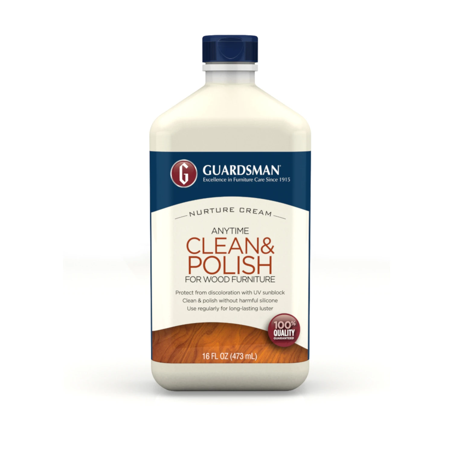 Clean & Polish Wood Furniture Cleaner, Cream, 16 oz.