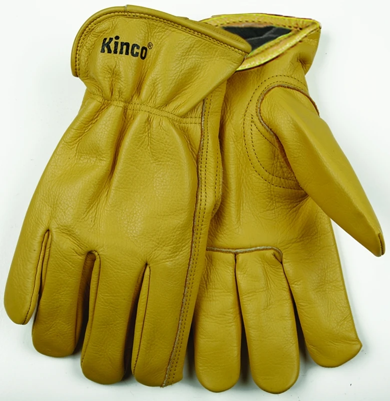 Cowhide Leather Glove, Lined, Men's XL
