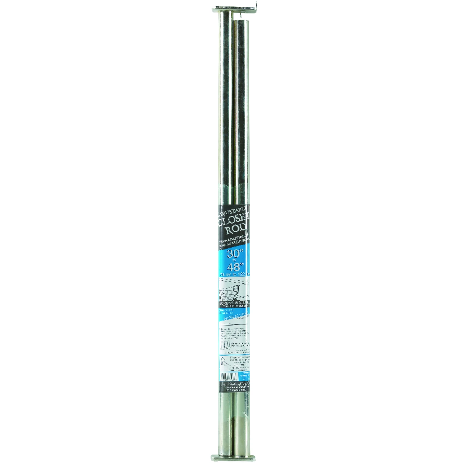 30- to 48 In. Adjustable Closet Rod