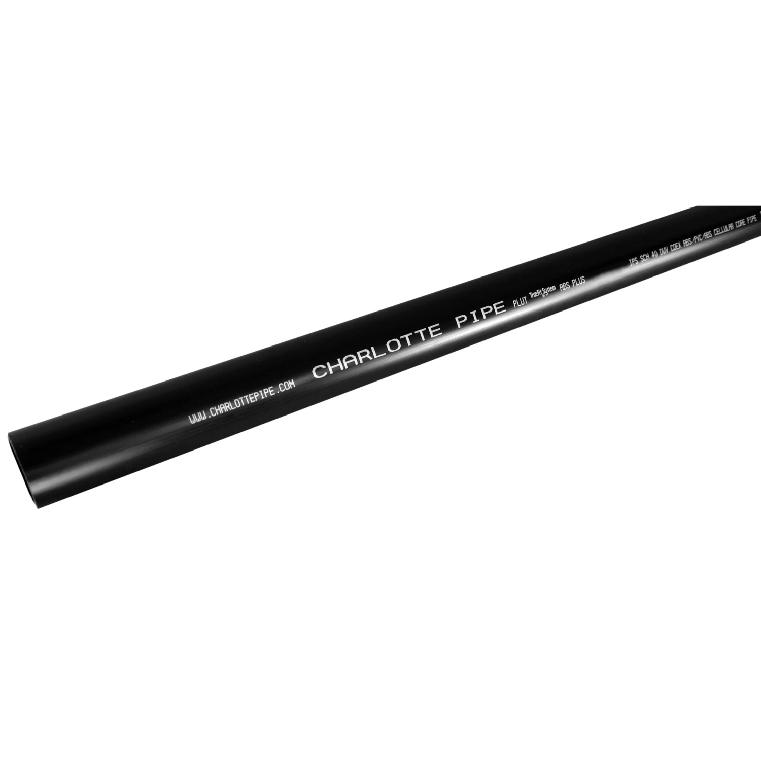 Schedule 40 ABS DWV Foam Core Pipe, 1.5 In. x 10 Ft