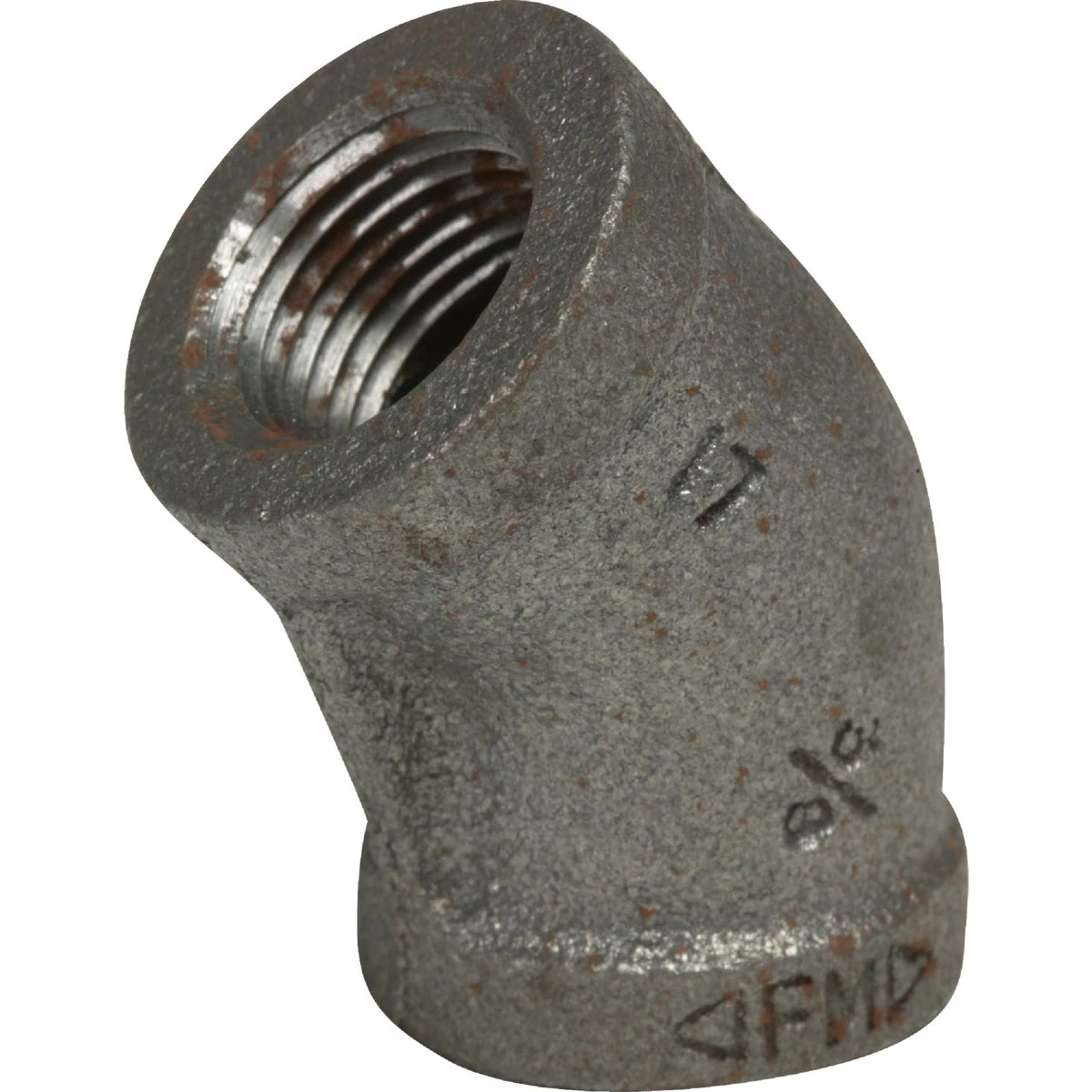 45-Degree Black Pipe Elbow, 3/8 In.