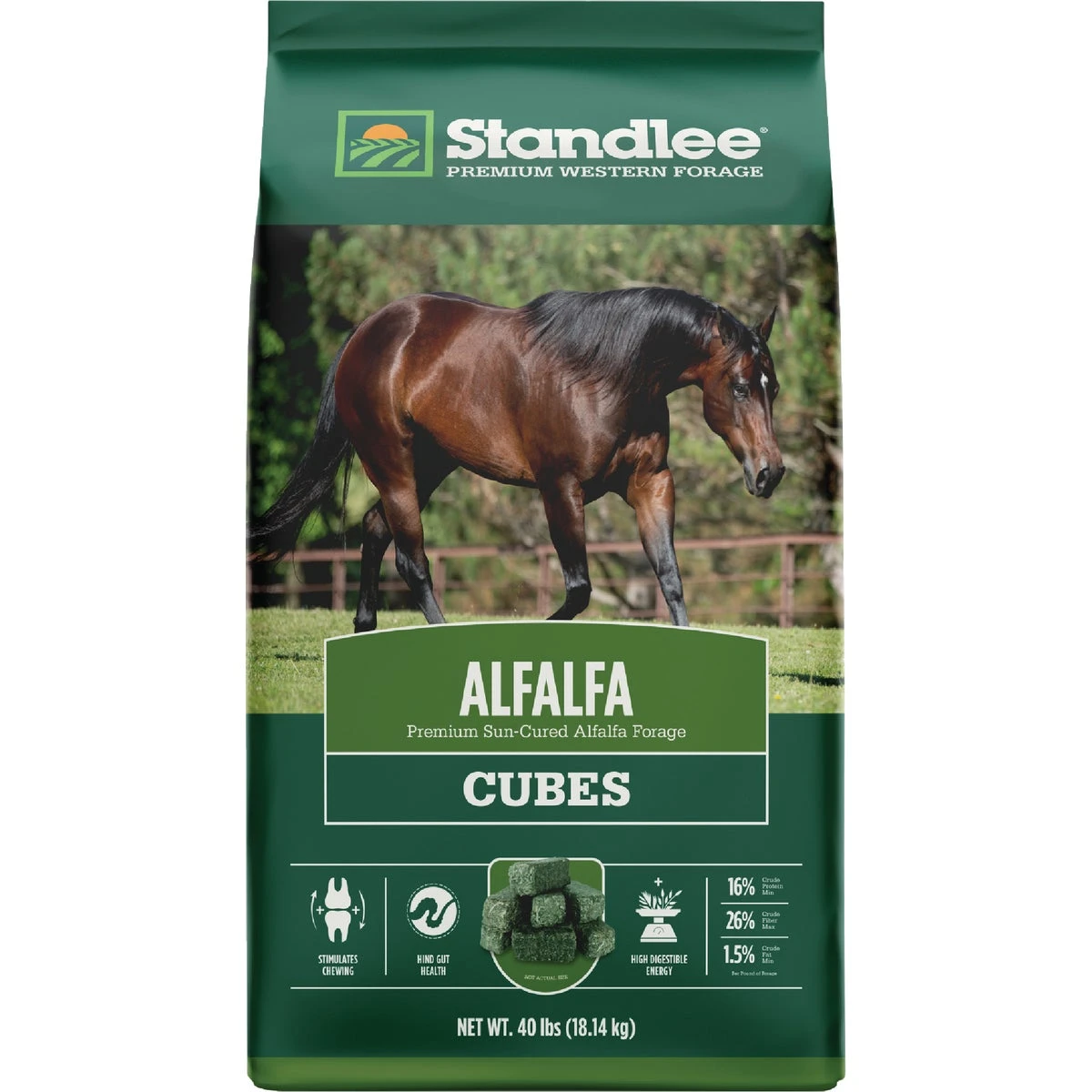 Premium Alfalfa Cubes, 40-Lbs.