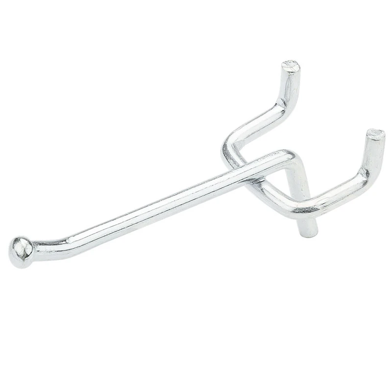 Pegboard Hook, Single, 2 In., 4-Pk.