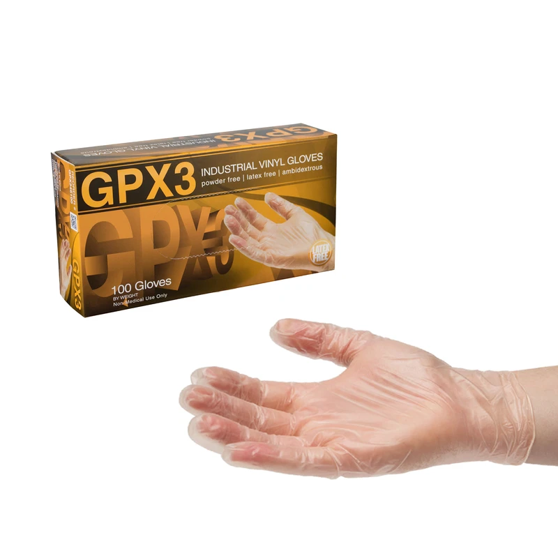 Disposable Vinyl Gloves, Powder-Free, XL, 100-Ct.