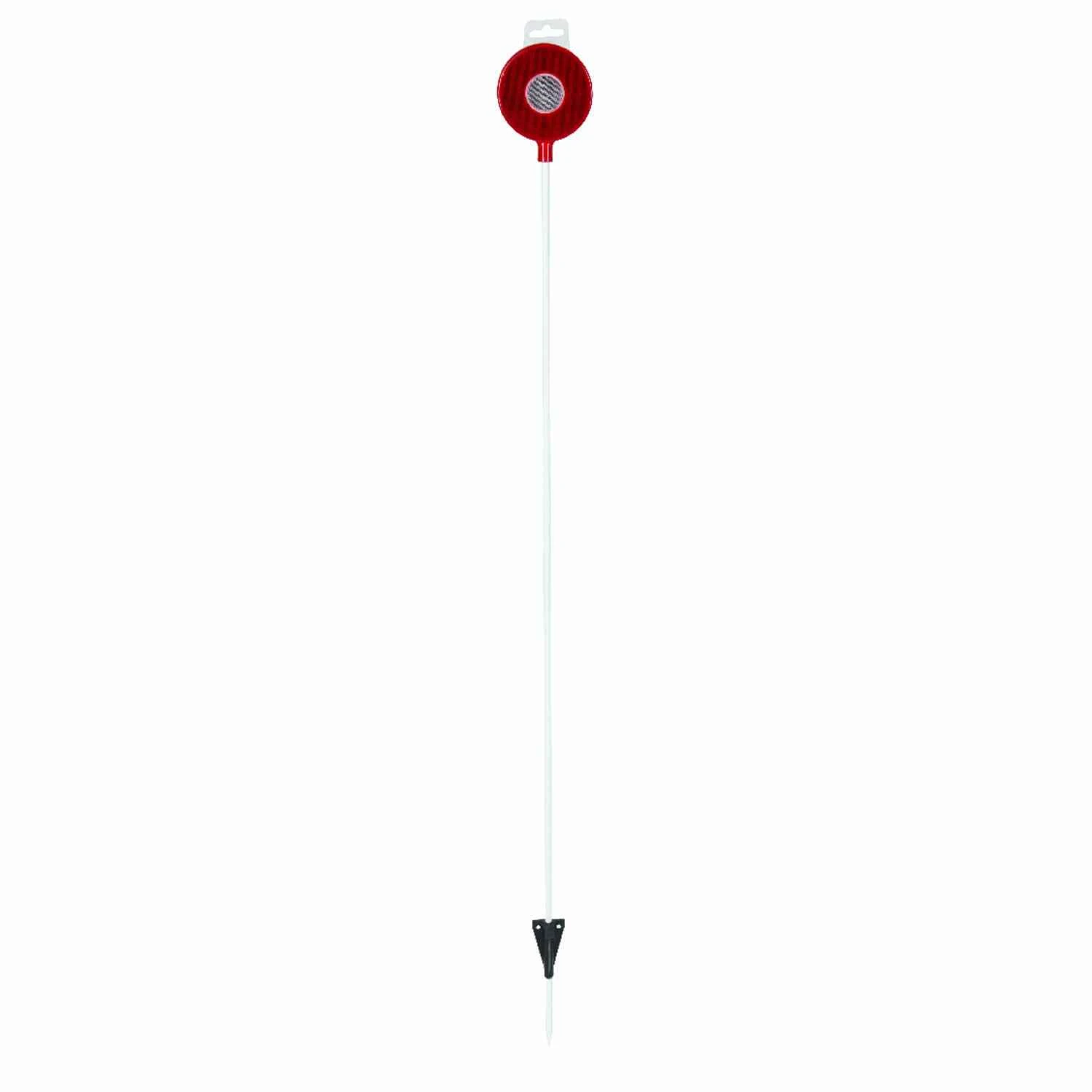 Flexible Driveway Marker, Red Fiberglass, 46-In.