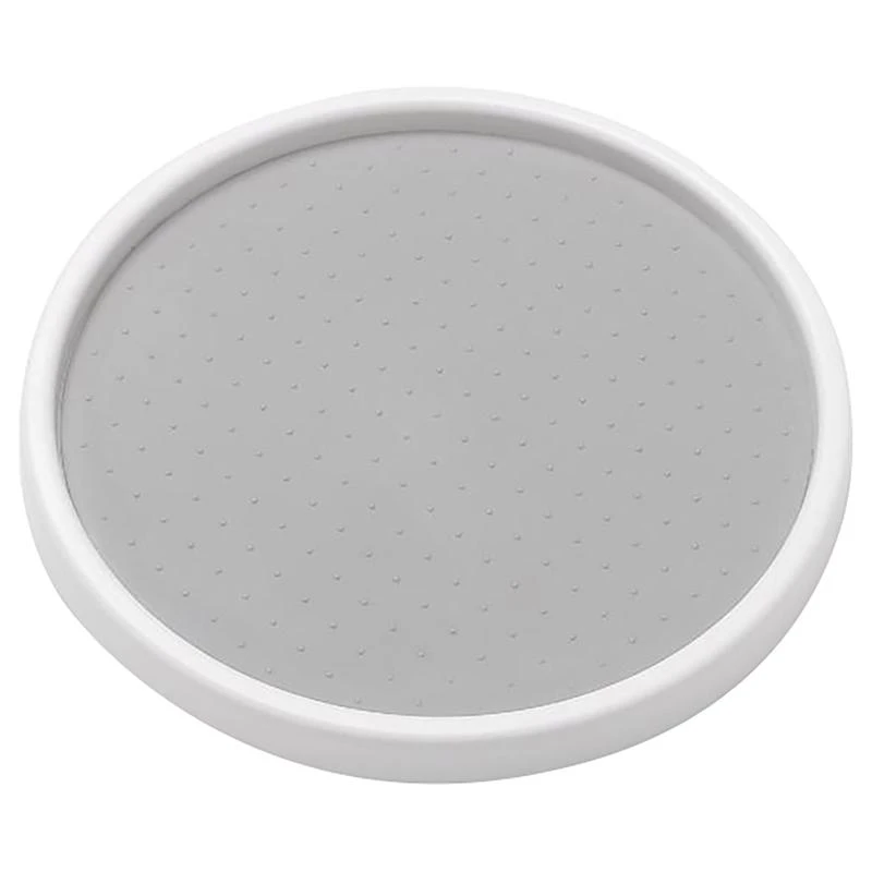 Kitchen Turntable, White, 10-In.