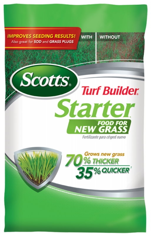 Turf Builder Starter Food for New Grass, 15 Lbs., Covers 5,000 Sq. Ft