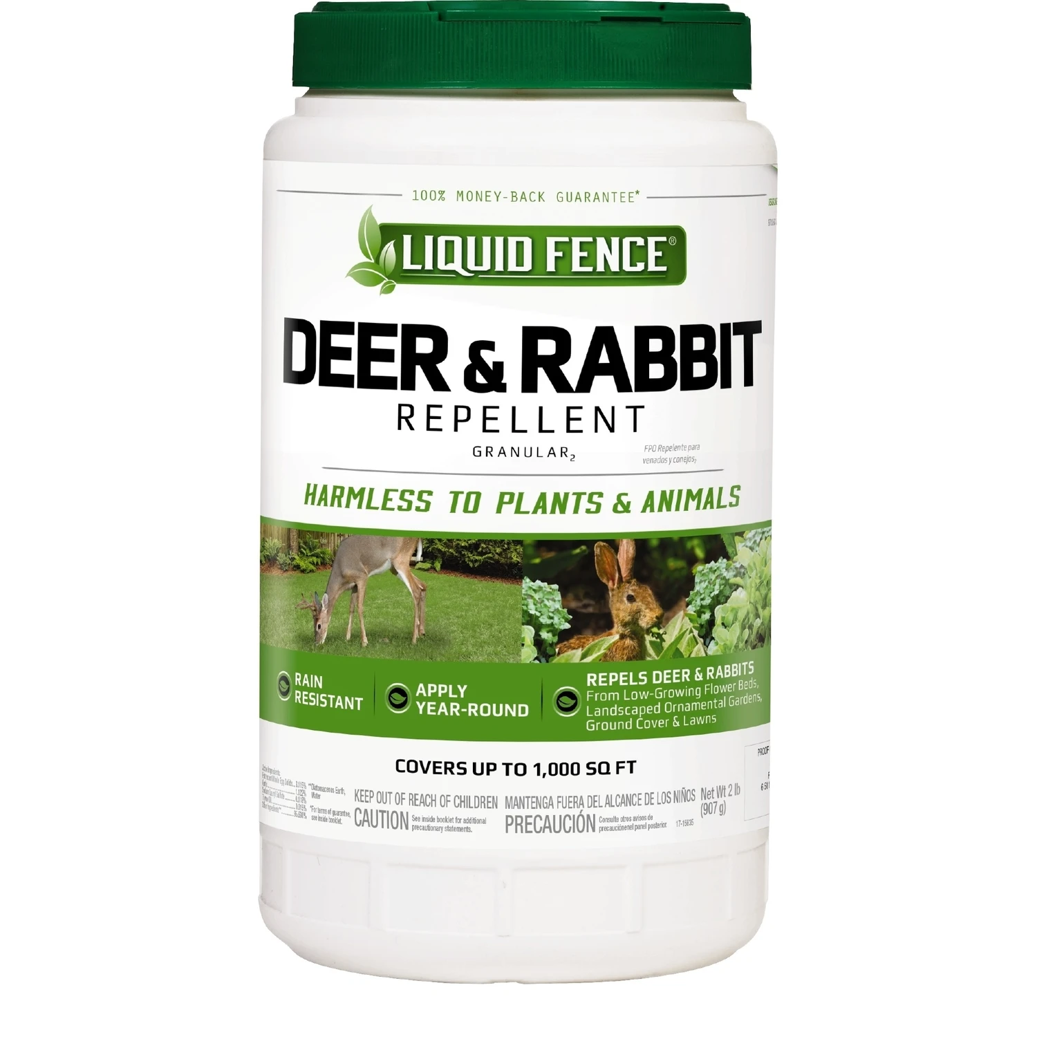 Deer & Rabbit Repellent Granular, 2-Lbs.