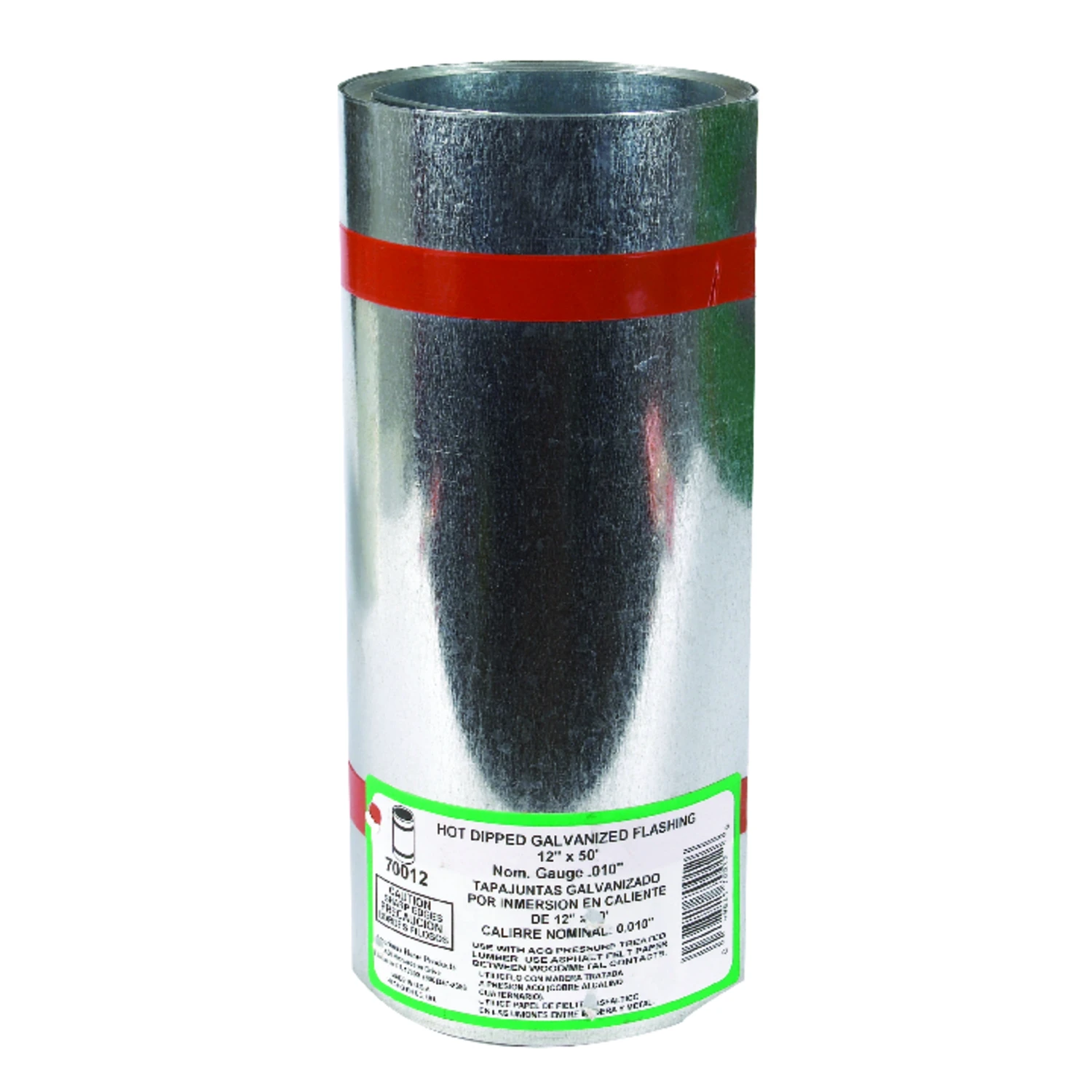 Roll Flashing, Galvanized, 12 In. x 50 Ft.