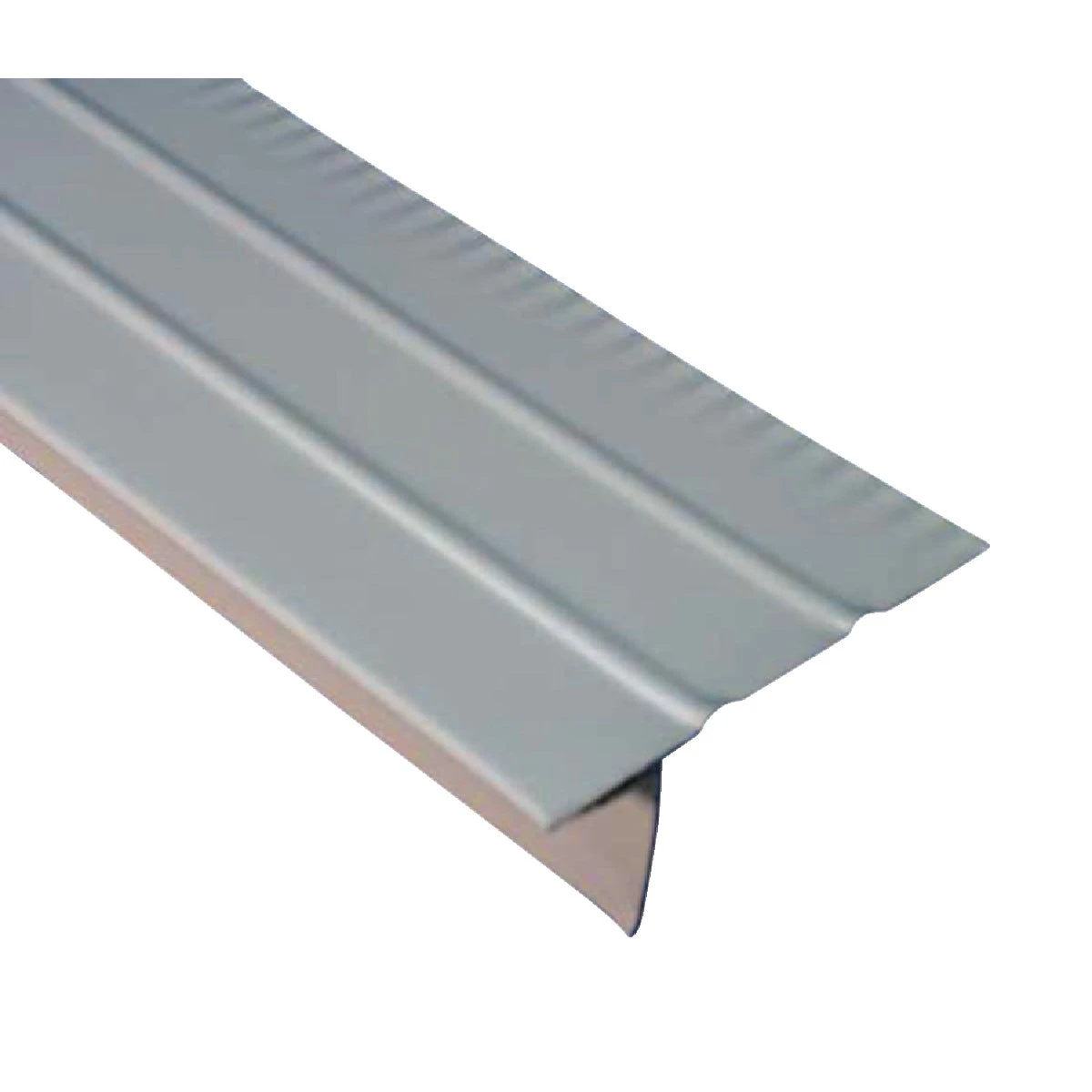Drip Edge, Aluminum, White, 2.43 x 1 In. x 10 Ft.
