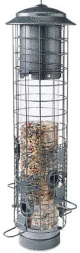 Tube Bird Feeder, Squirrel-Resistant, Dragonfly Design, Holds 2.5-Lbs.