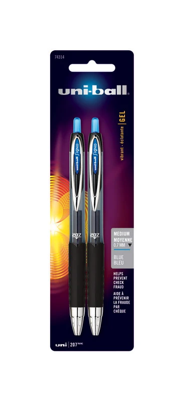 Blue S-Gel Pen, 2-Pk.
