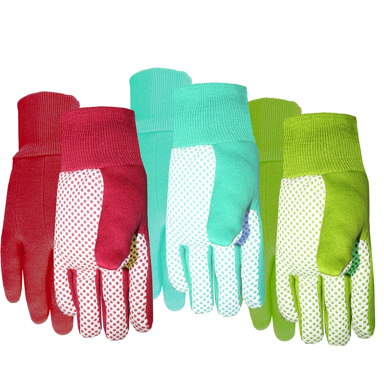 Gardening Gloves, Cotton Jersey, Assorted Colors, Women's