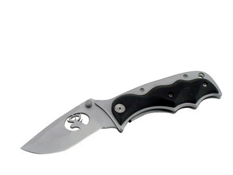 Deer Head Tactical Folder Knife, 3-In. Blade