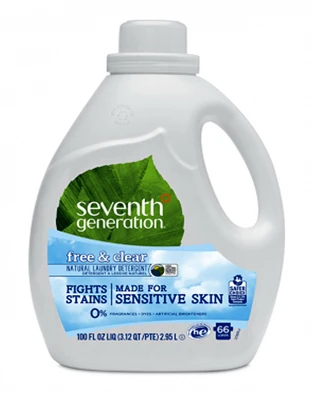 Biodegradable Free & Clear Liquid Laundry Detergent, 90 oz.