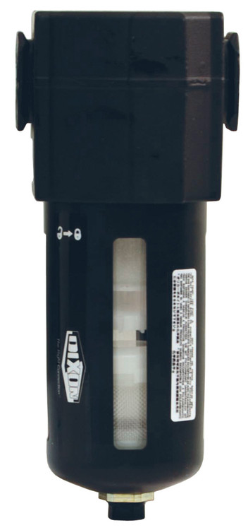Dixon Series 1 F74 3/8 in. Filter with Transparent Bowl - Manual Drain