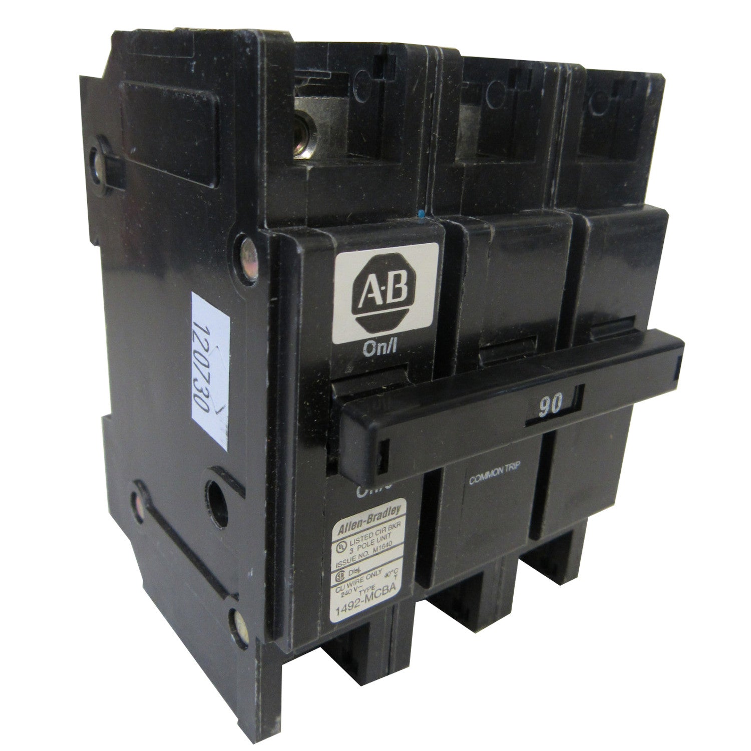 Allen-Bradley 1492-MCAA315 Circuit Breaker, 3 Pole, 15 Amp