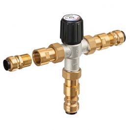 Resideo AM102C1070-SB-1LF 1" Mixing Valve W/Push Connect